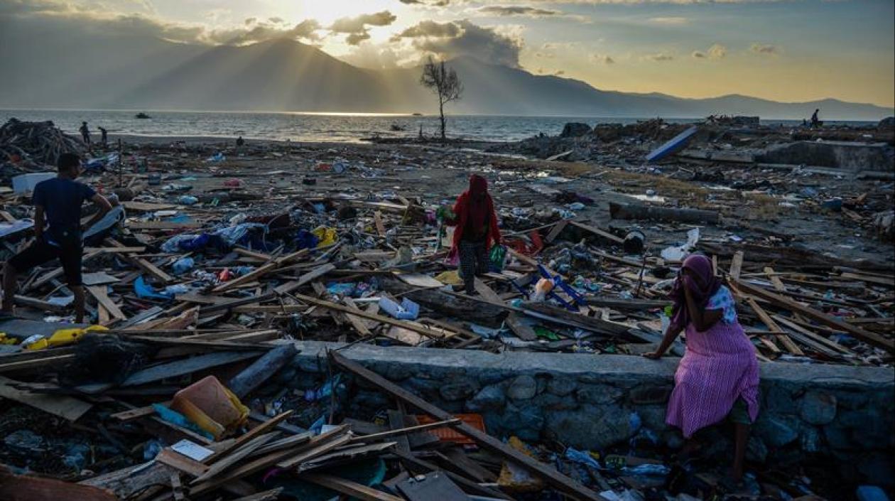 Imágenes de la tragedia. 