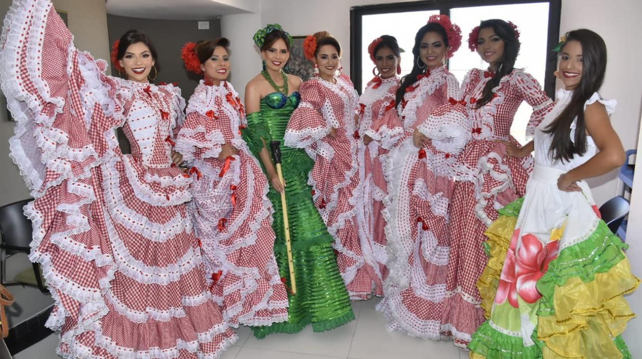 Las aspirantes a Reina del Carnaval del Atlántico.