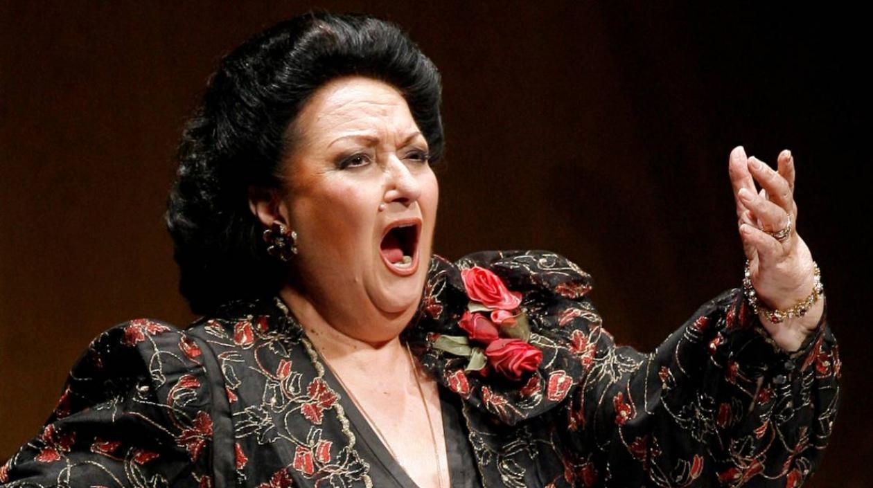 La soprano española Montserrat Caballé.