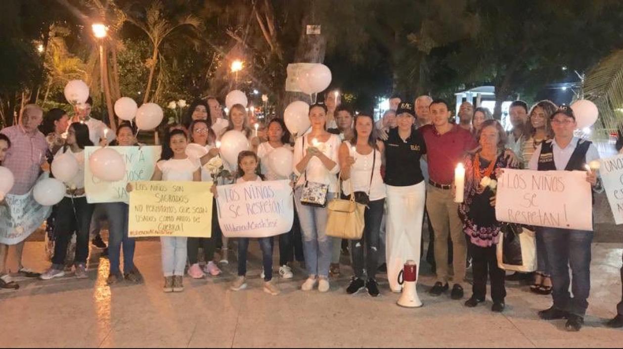 En Barranquilla pidiendo por la liberación de Cristo José