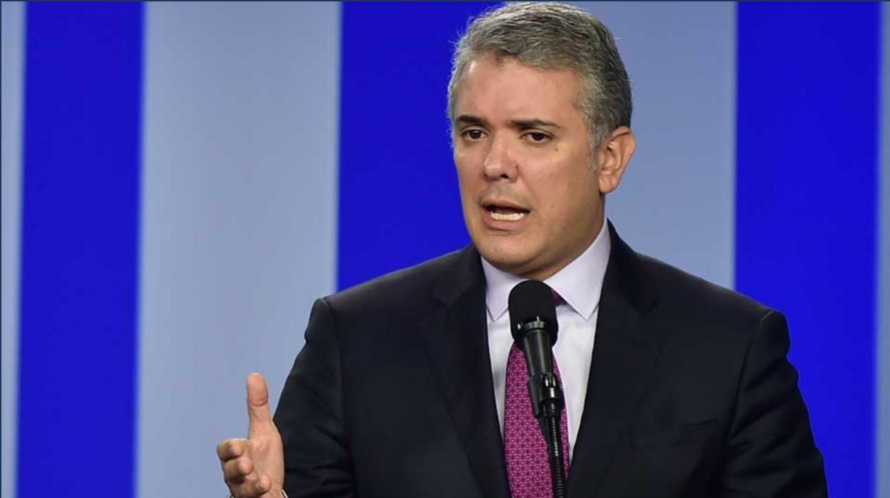 Iván Duque, Presidente de Colombia.