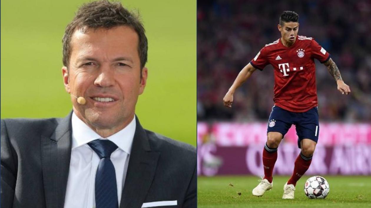 El exinternacional alemán Lothar Matthäus criticó duramente a James Rodríguez.