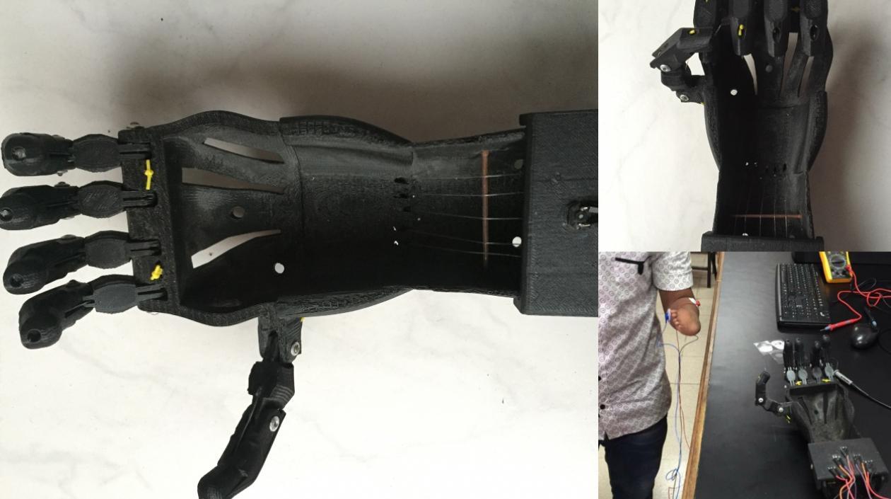 El prototipo creado por los dos egresados. 