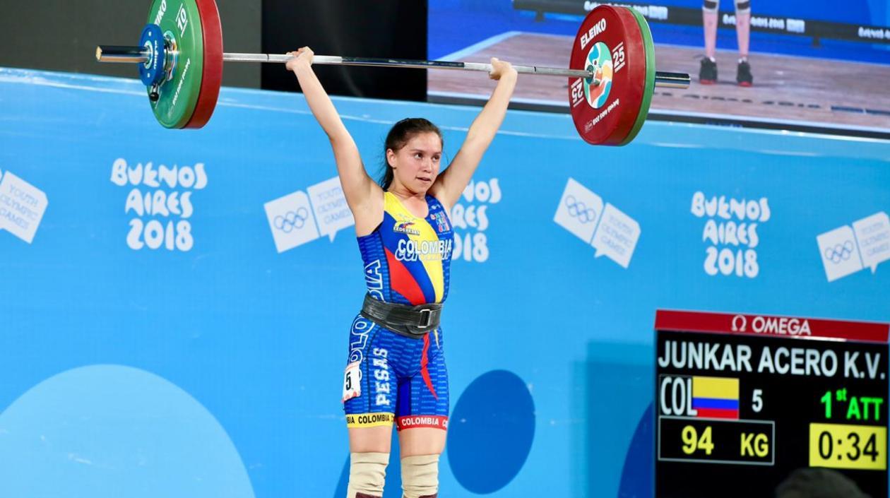 Kelly Valentina Junkar, medalla de plata. 