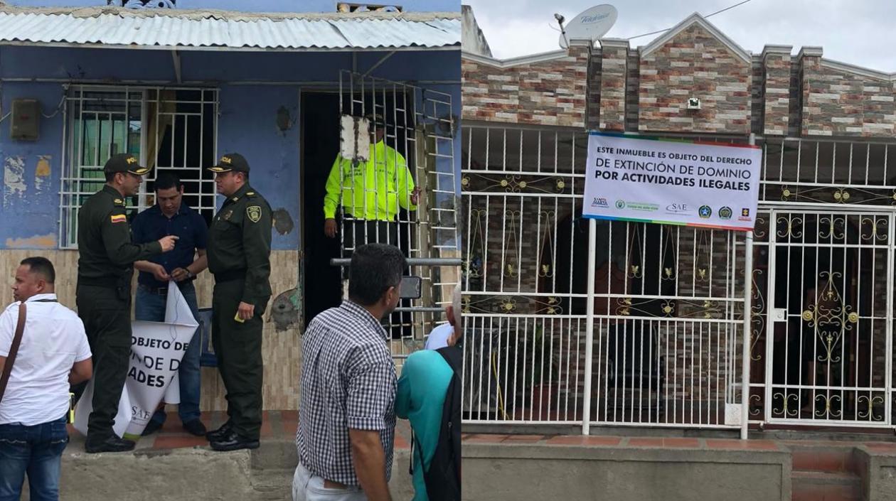 Inmuebles sometidos a extinción de dominio en Santa Marta.