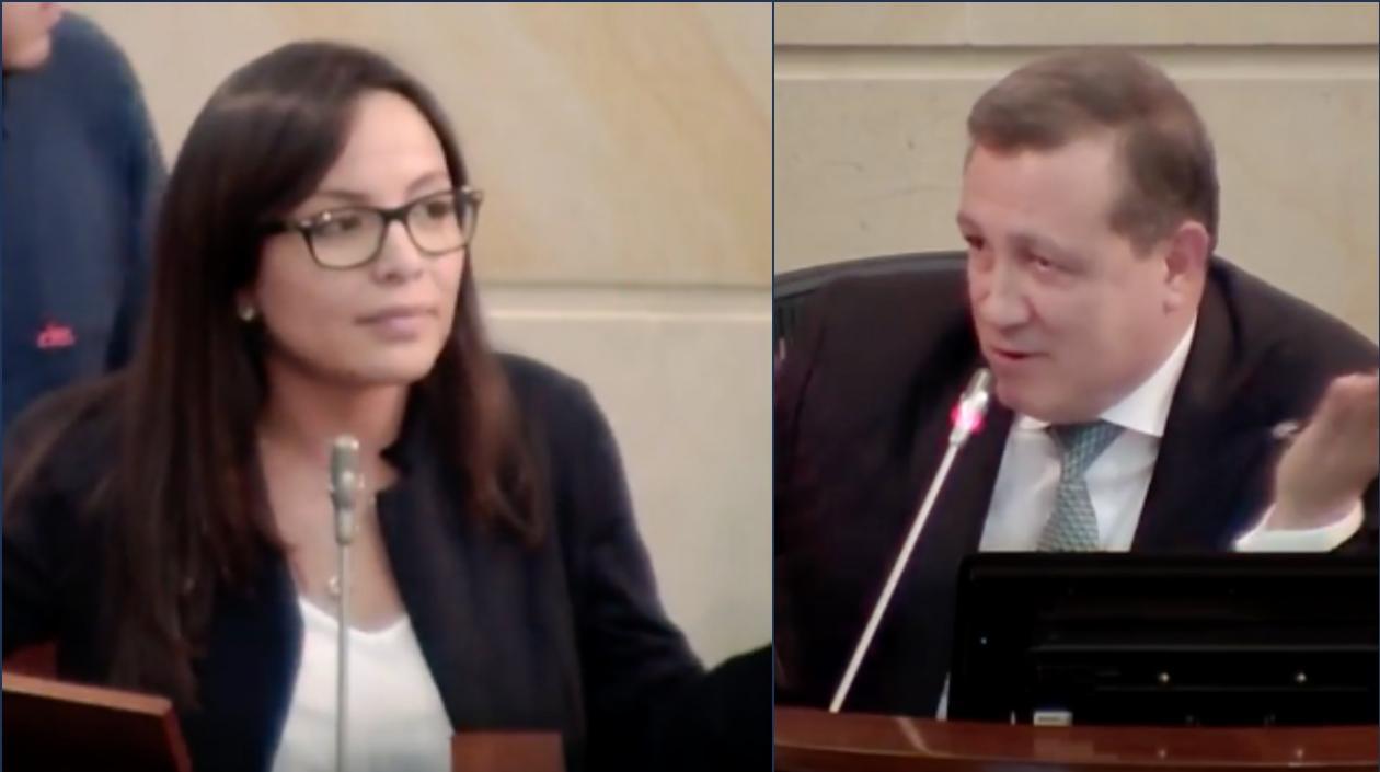 Jennifer Pedraza, estudiante de la Universidad Nacional, a quien el Presidente Macías