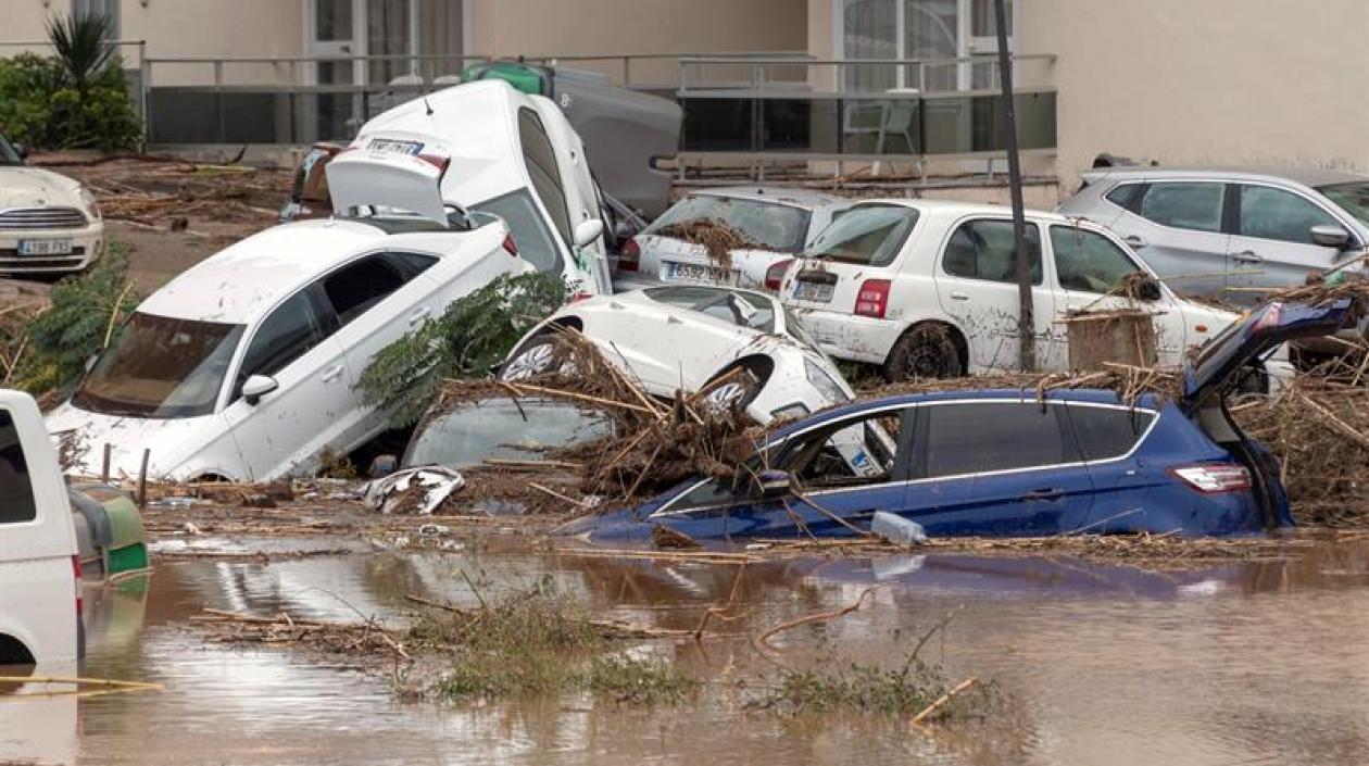 Estos son algunos de los daños materiales causados por las lluvias.
