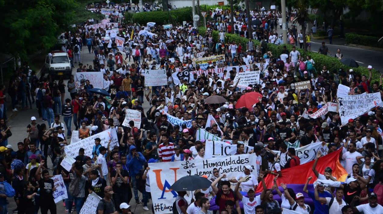 La manifestación llegará a la Plaza de la Paz. 