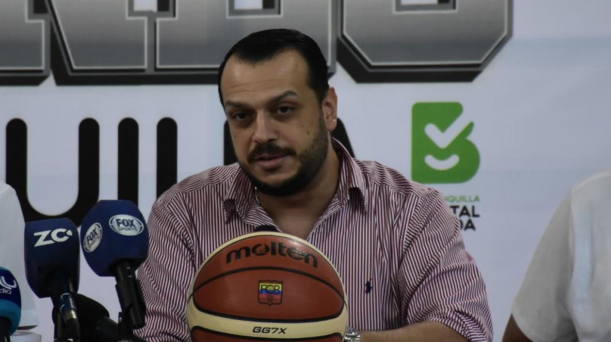 Oscar Buelvas, directivo de Titanes. 