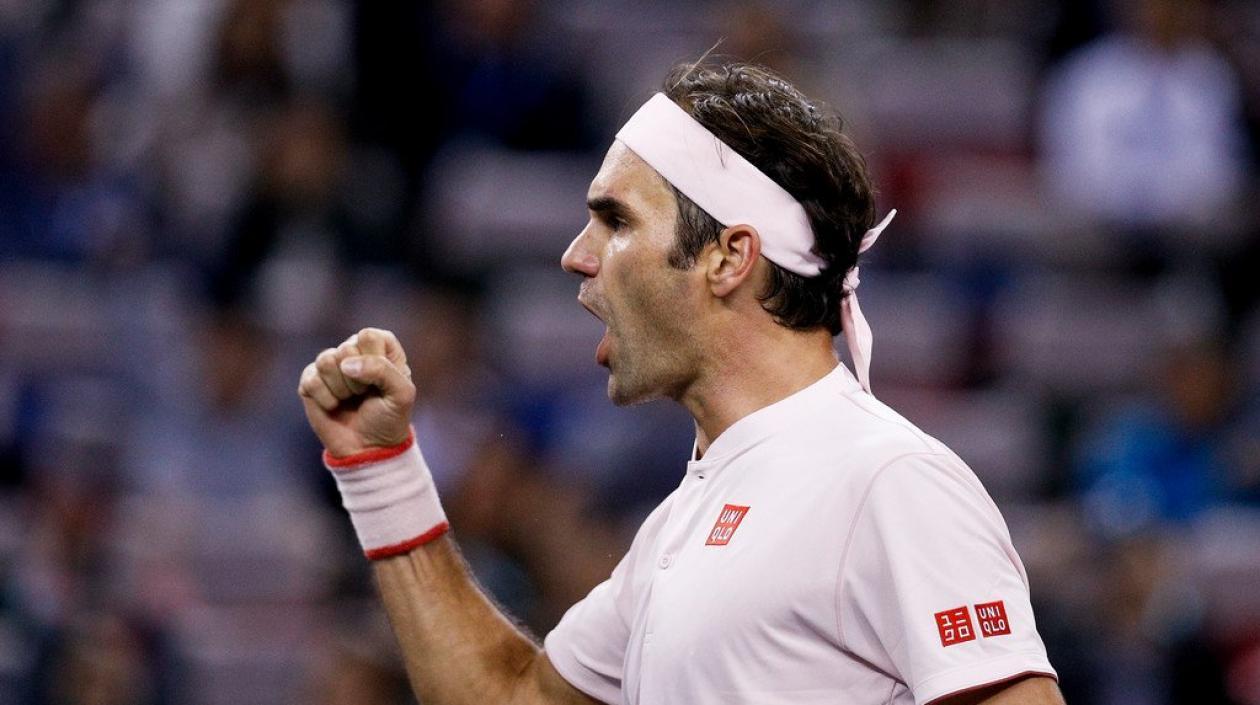 Roger Federer, tenista suizo. 