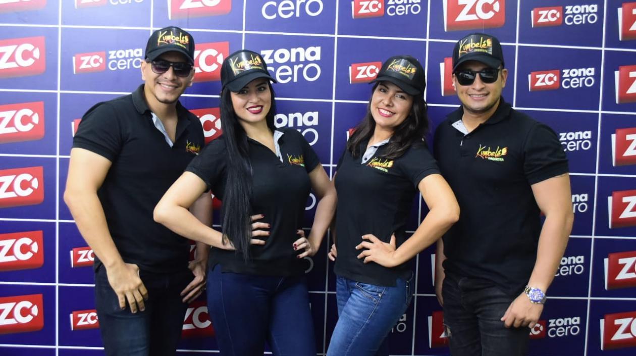 Integrantes de la orquesta Kumbelé.