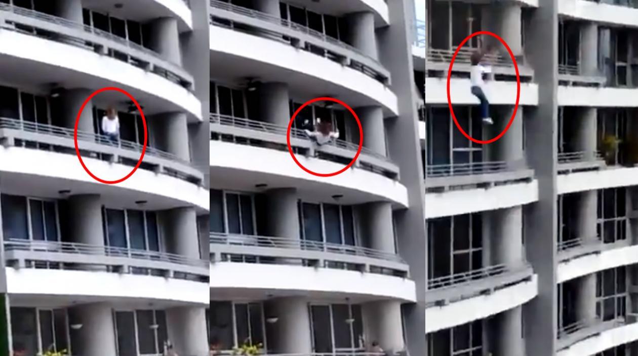 Momento en el que ocurre la tragedia. 