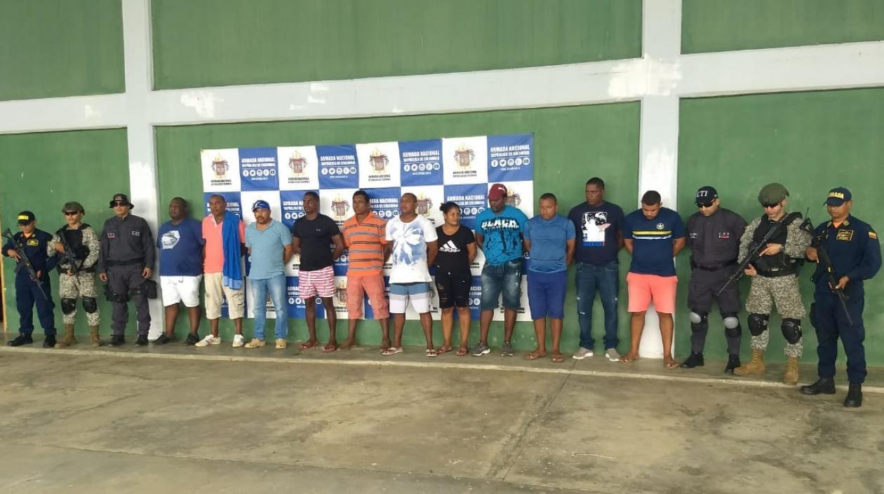 Estos son los capturados por narcotráfico.