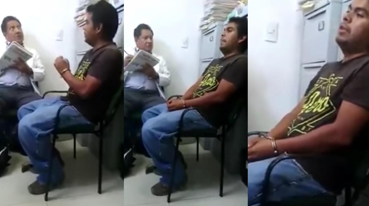 'El monstruo de Ecatepec' durante su polémica declaración.