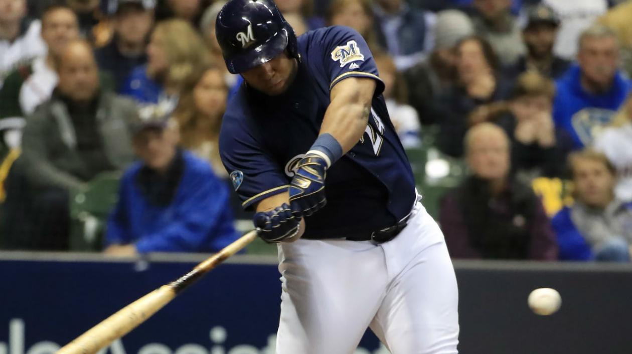 Jesús Aguilar pegó cuadrangular para el triunfo de su equipo. 