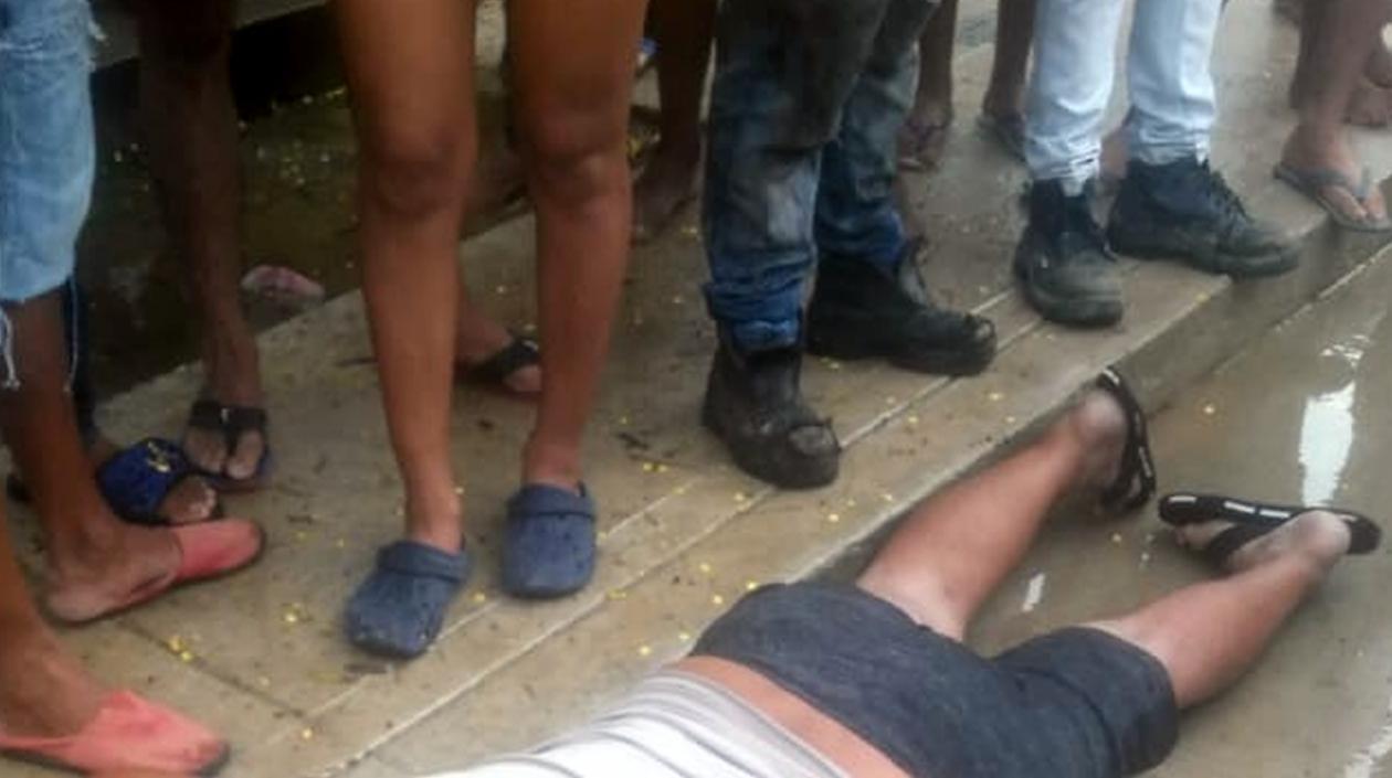 El cuerpo de Reinaldo Solano Bonilla. 