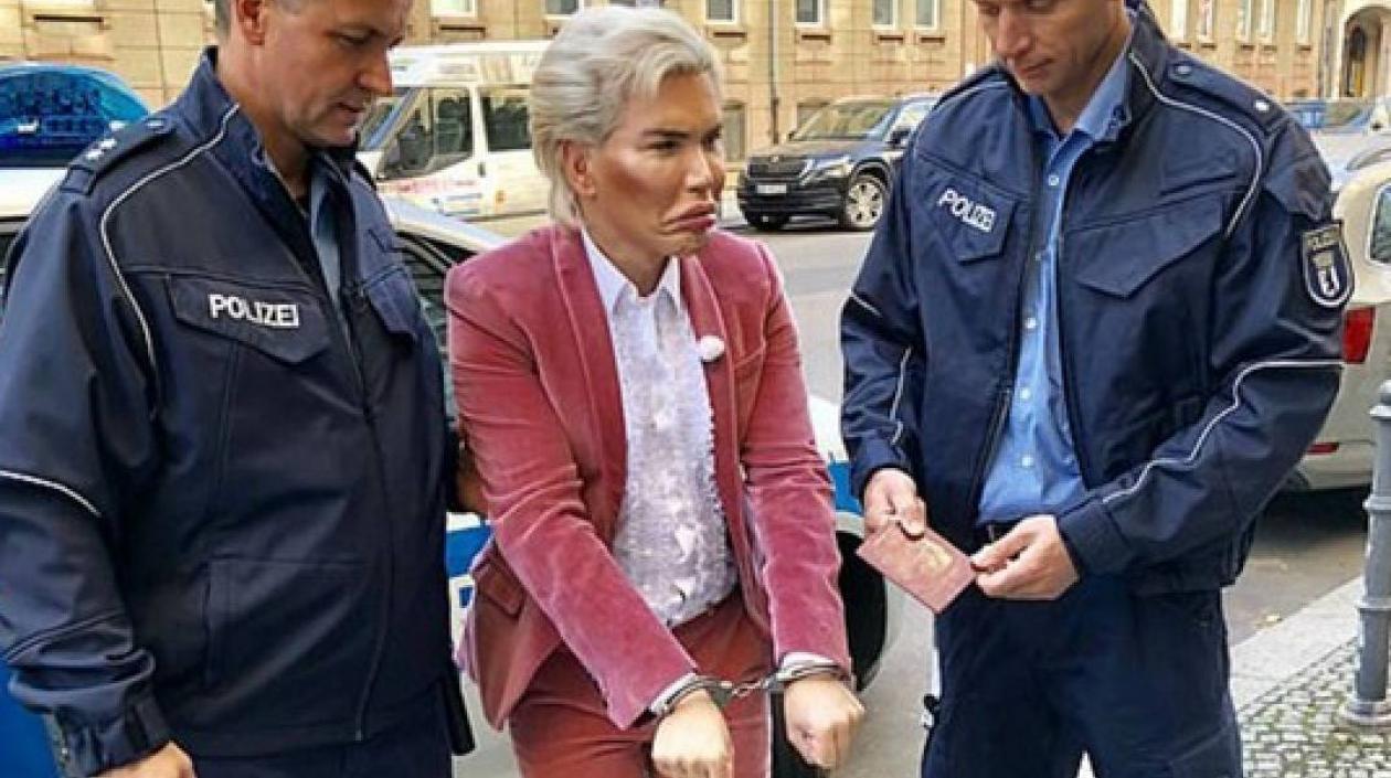 Rodrigo Alves durante la captura en Alemania.