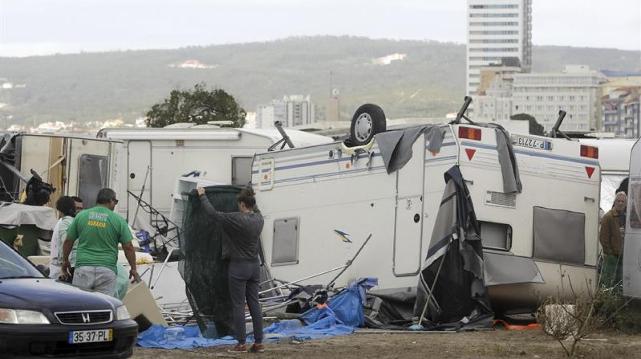 Portugal estuvo en alerta roja durante el sábado y la madrugada de este domingo debido a Leslie.