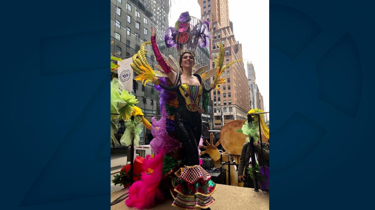 La Reina del Carnaval de Barranquilla,Carolina Segebre Abudinen.
