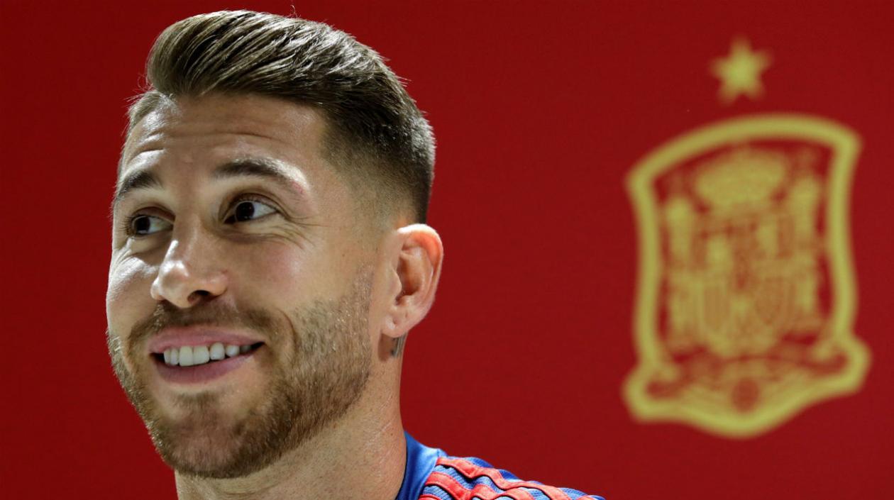 Sergio Ramos, capitán de la Selección España.