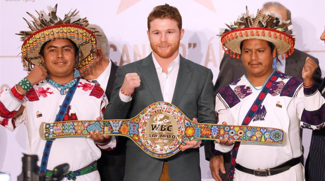 El mexicano Saúl 'Canelo' Álvarez. 