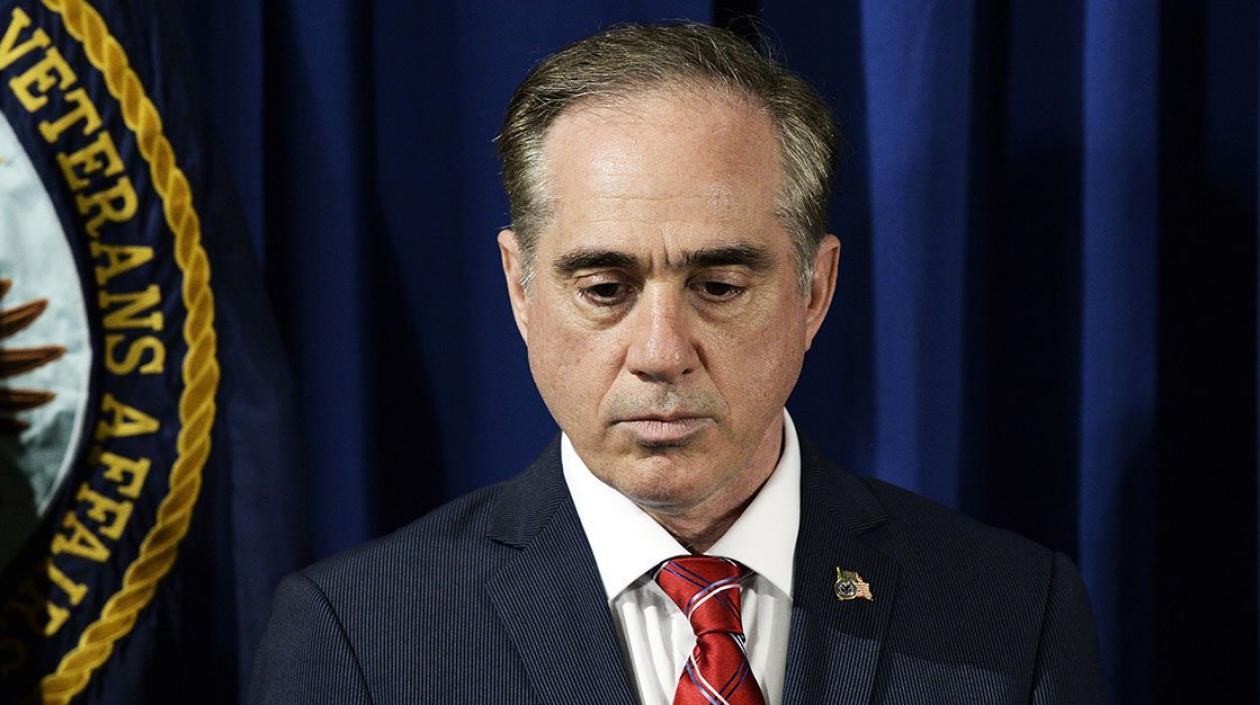 El exsecretario del Departamento de Asuntos de Veteranos de Estados Unidos, David Shulkin.