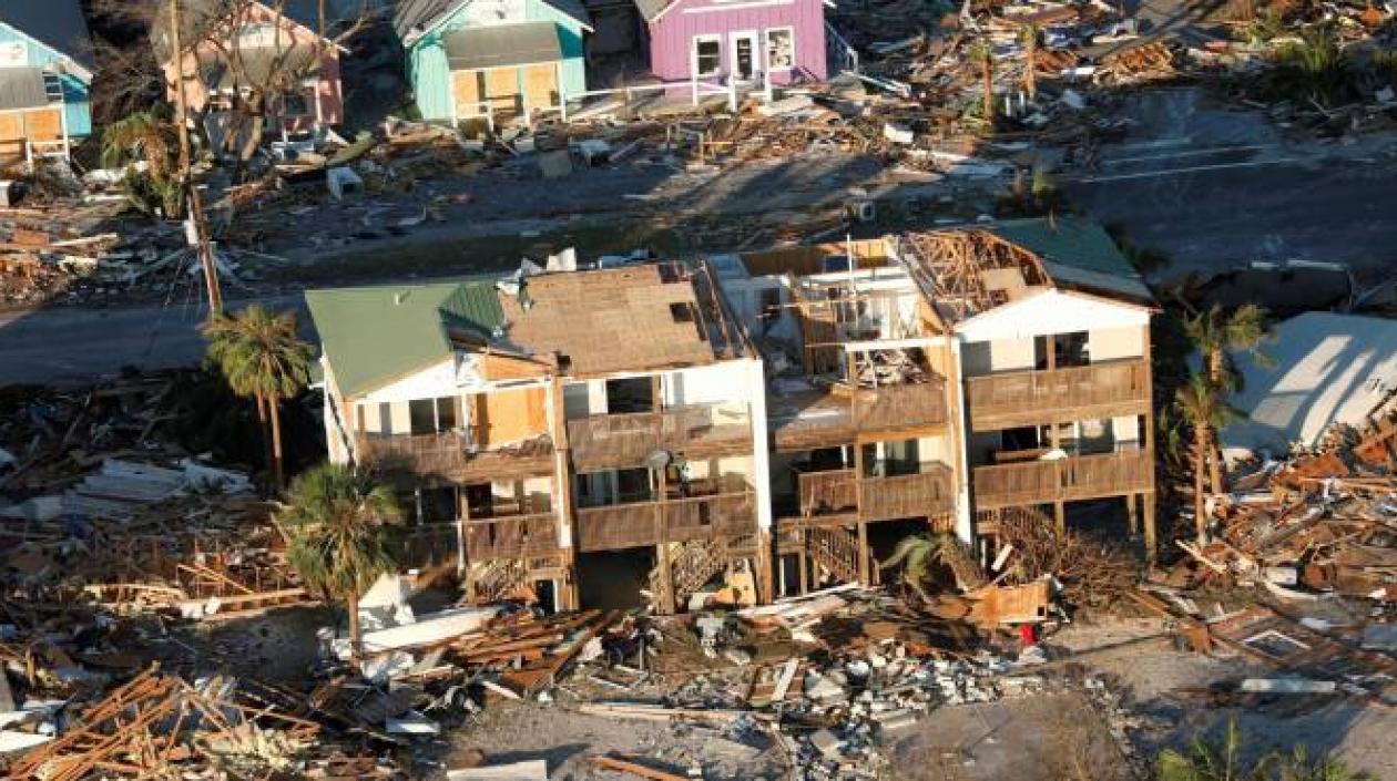 Así quedó Georgia tras el paso del huracán Michael.