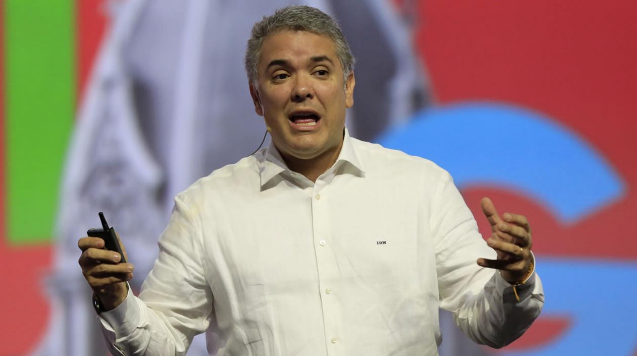 El presidente de Colombia, Iván Duque