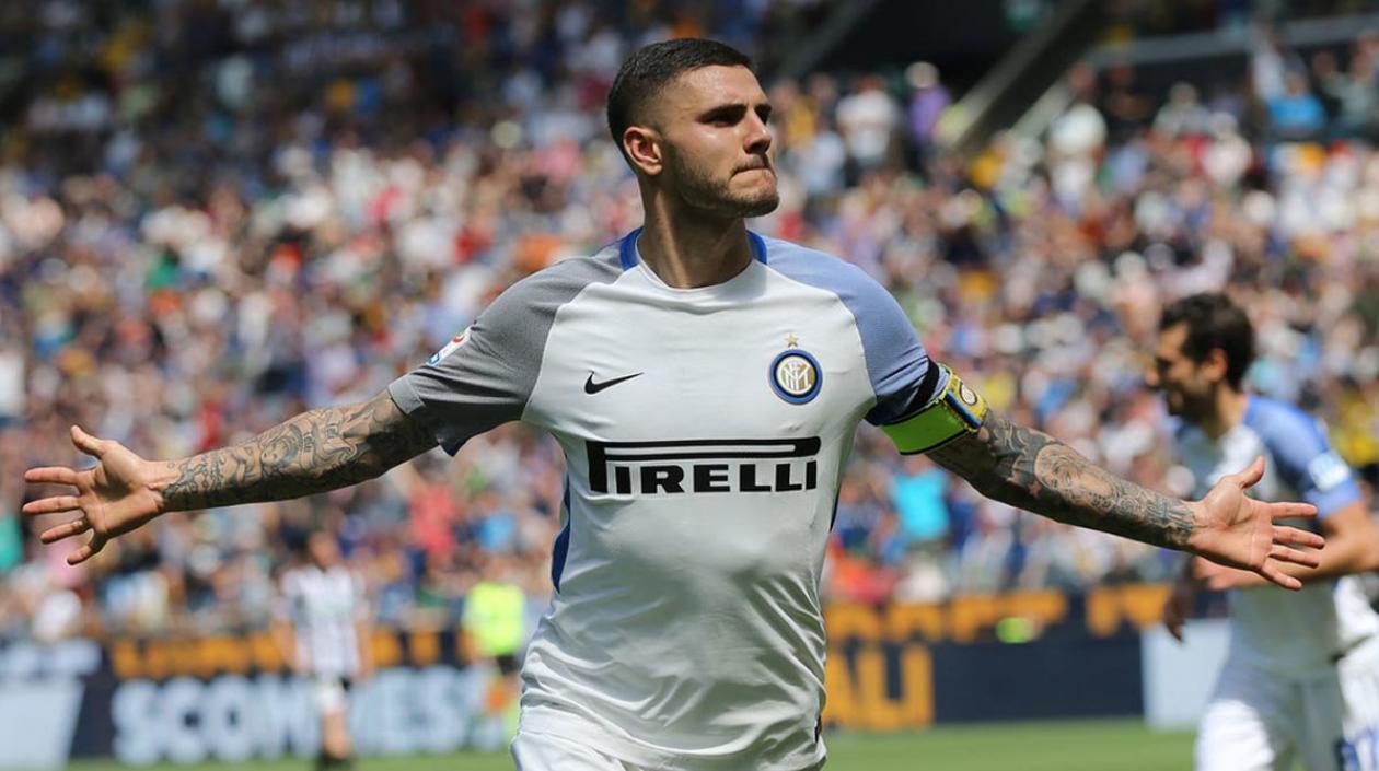 El delantero argentino Mauro Icardi.