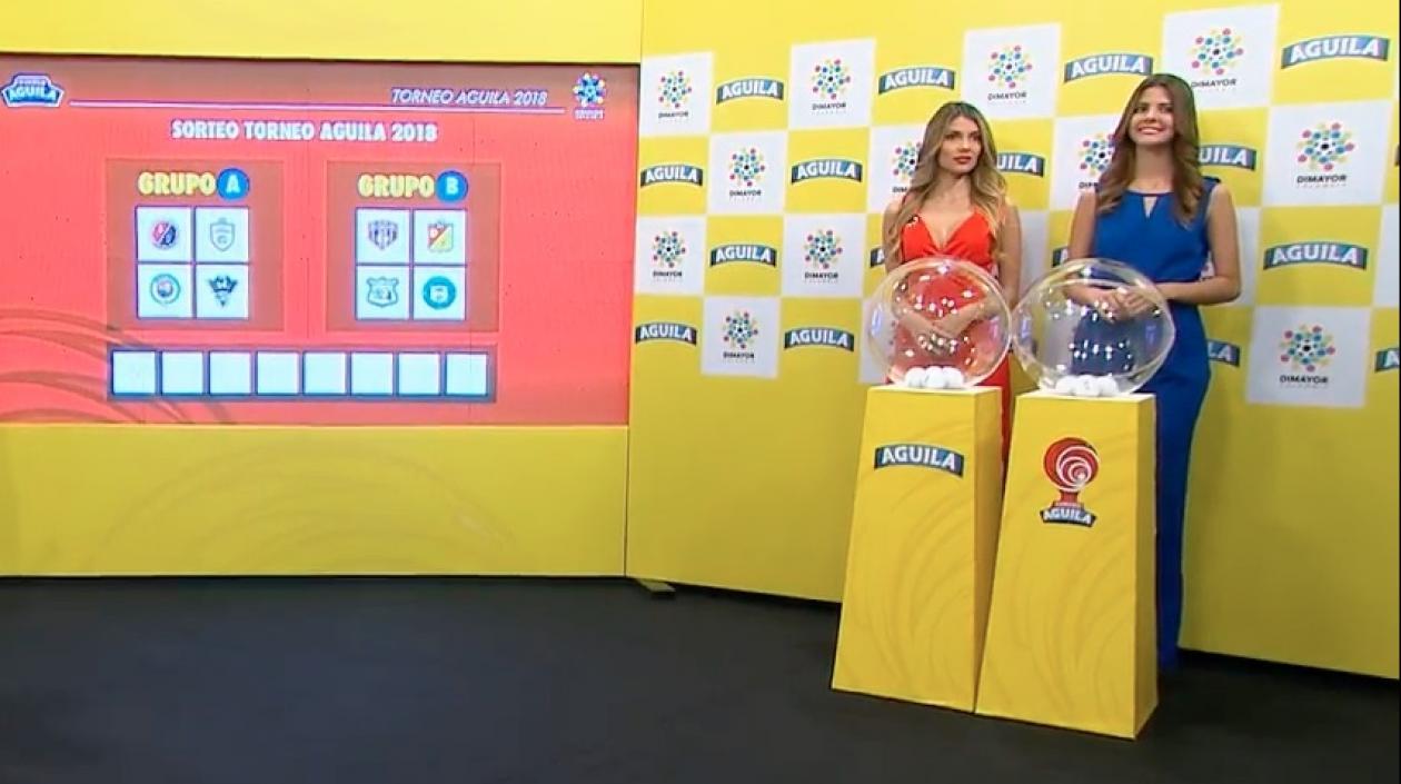 Momento del sorteo.