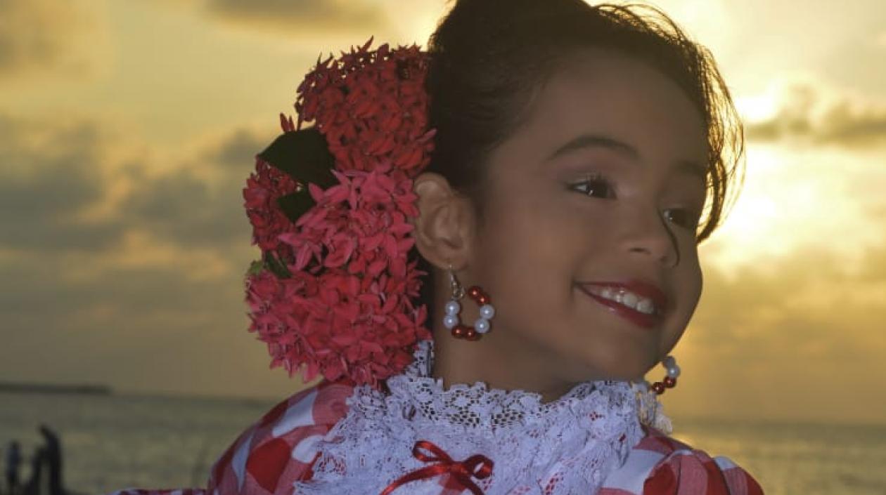 Alejandra Castro Acosta, aspirante a la categoría preinfantil.