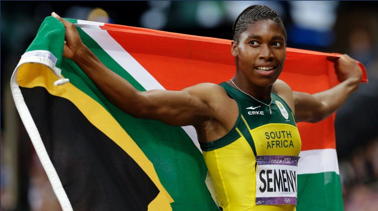 Caster Semenya, atleta sudafricana.