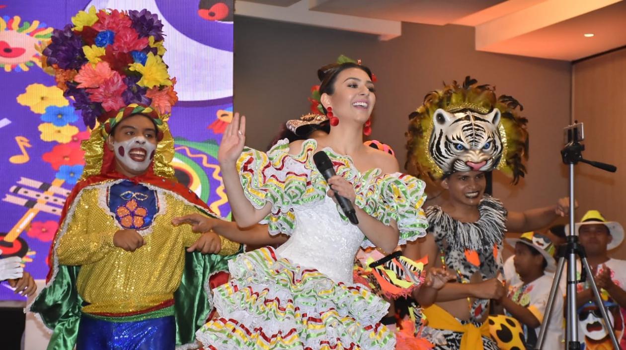 Carolina Segebre, reina del Carnaval de Barranquilla 2019.