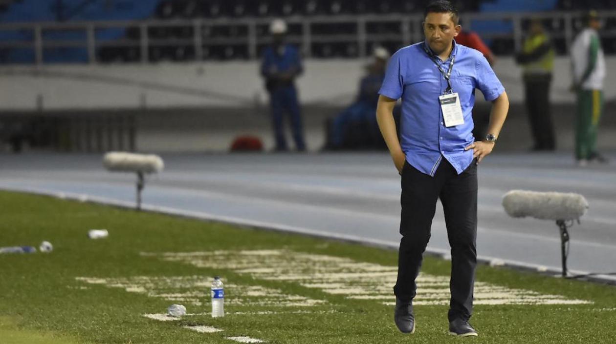 Diego Corredor, hasta hoy DT de Patriotas.