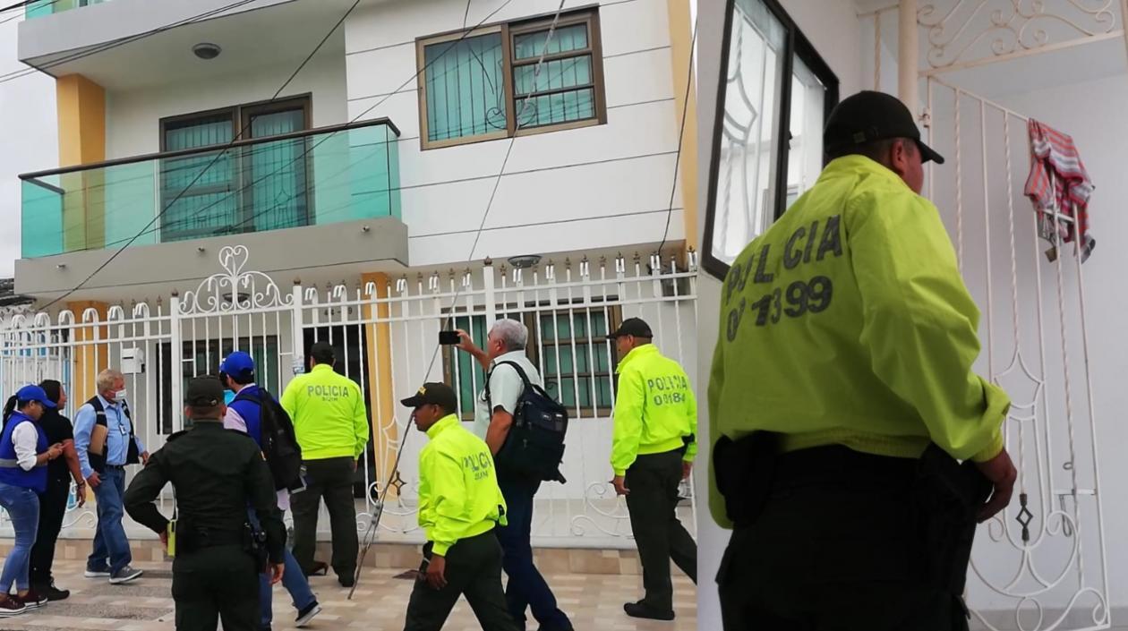 Momentos del operativo. 