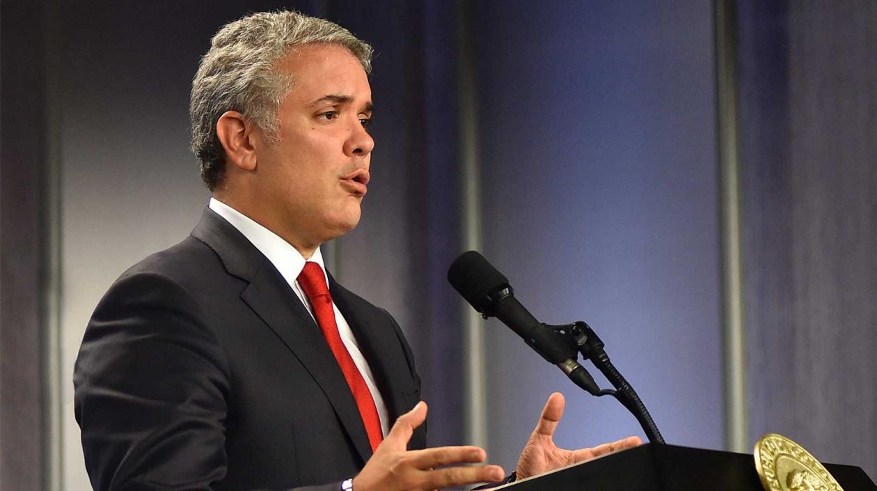 Iván Duque, Presidente de Colombia.