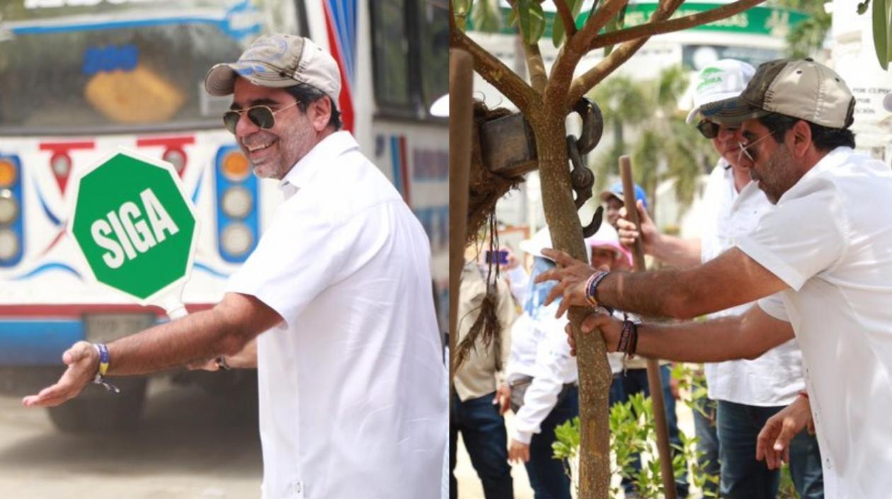 El Alcalde Alejandro Char.