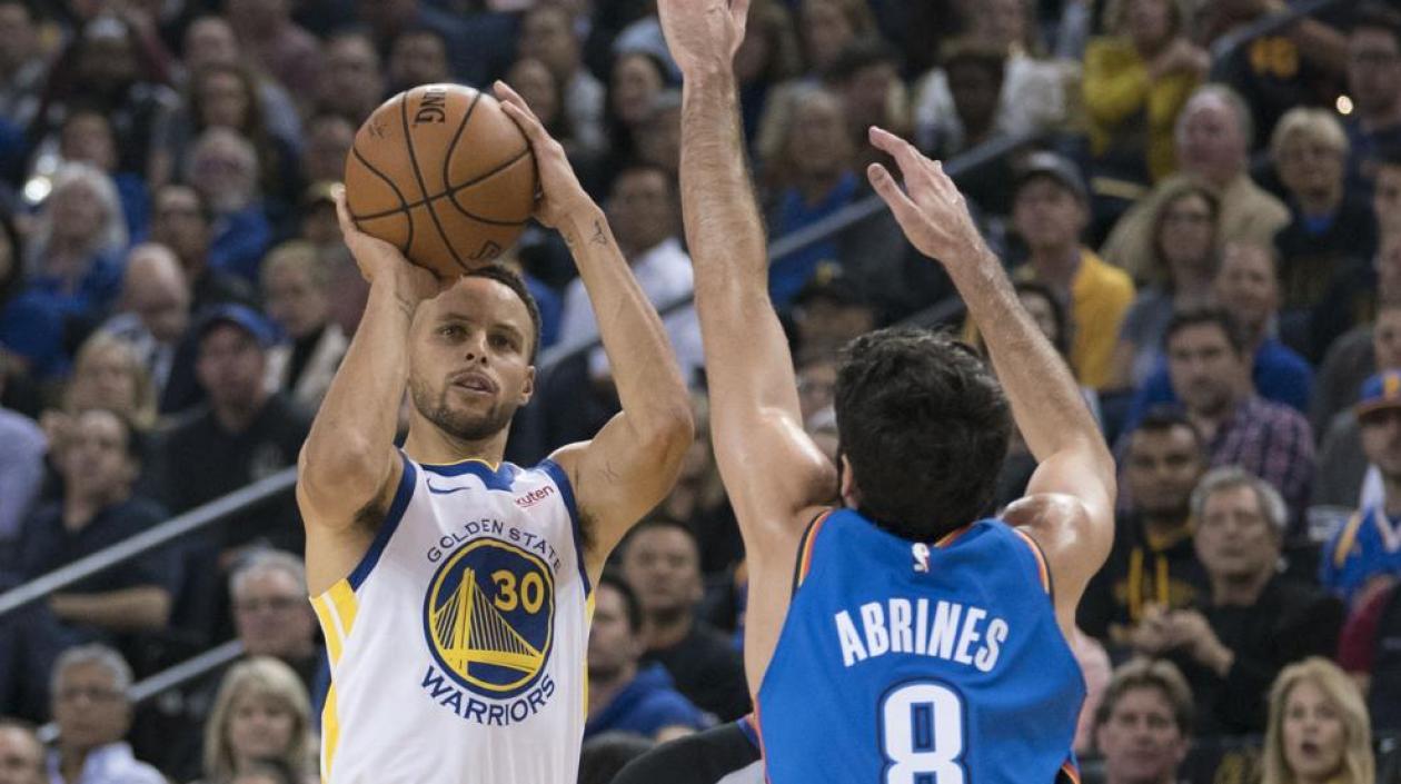 Stephen Curry, jugador de los Warriors de Golden State. 