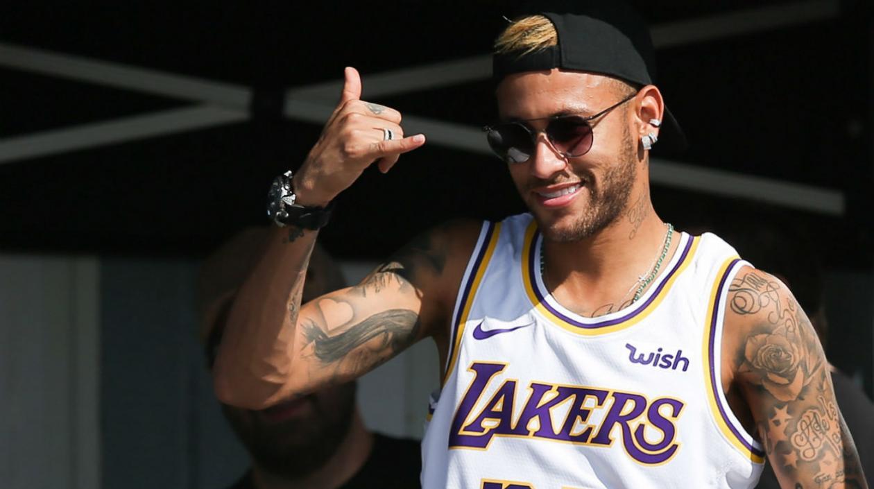 Neymar, delantero brasileño. 