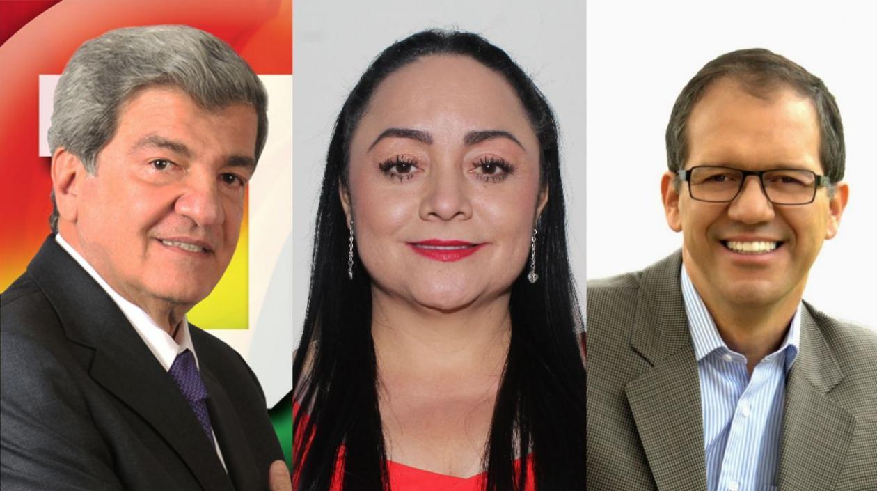 Jorge Géchem, Argenis Velásquez  y Humphrey Roa, excongresistas.