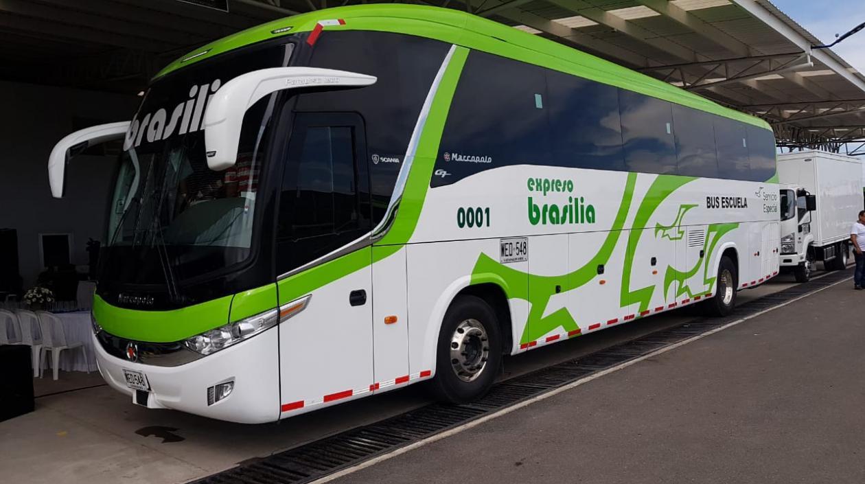 El nuevo Bus-Escuela de Expreso Brasilia. 