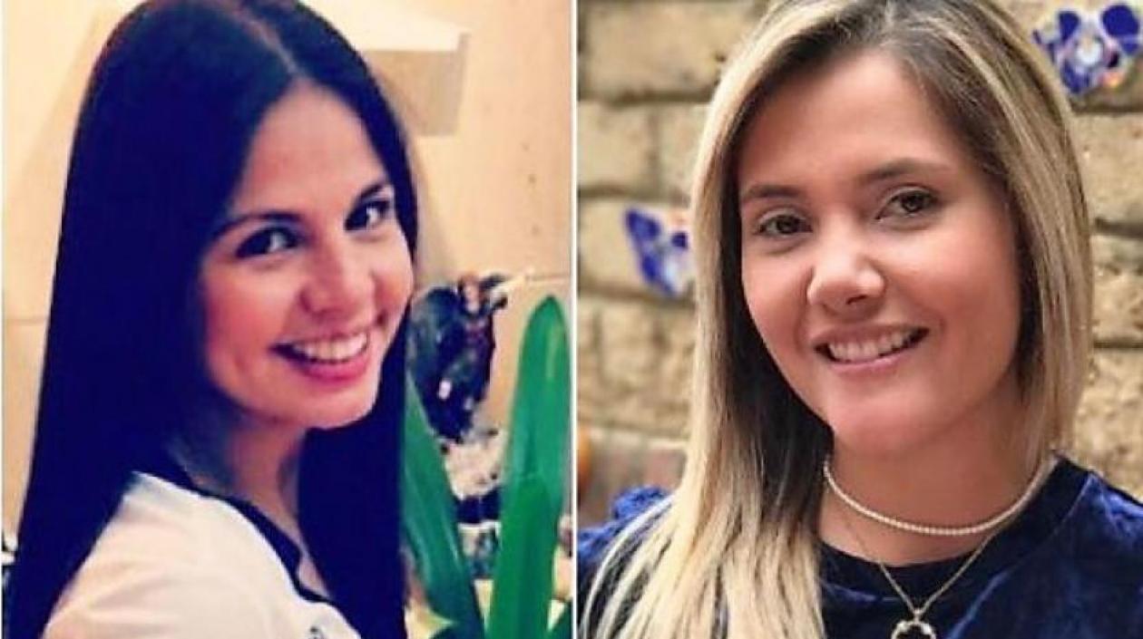 La empresaria Caya Varón y la Comunicadora Dayana Jaimes.