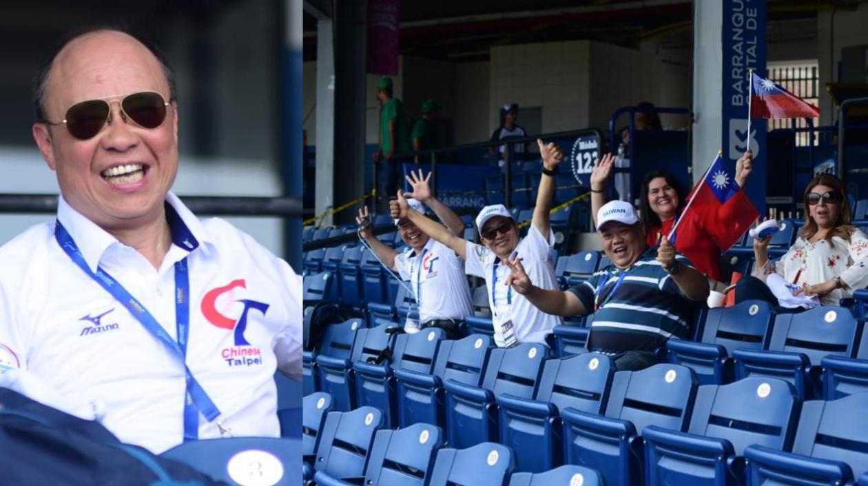 Domingo Cha, aficionado de China Taipéi.