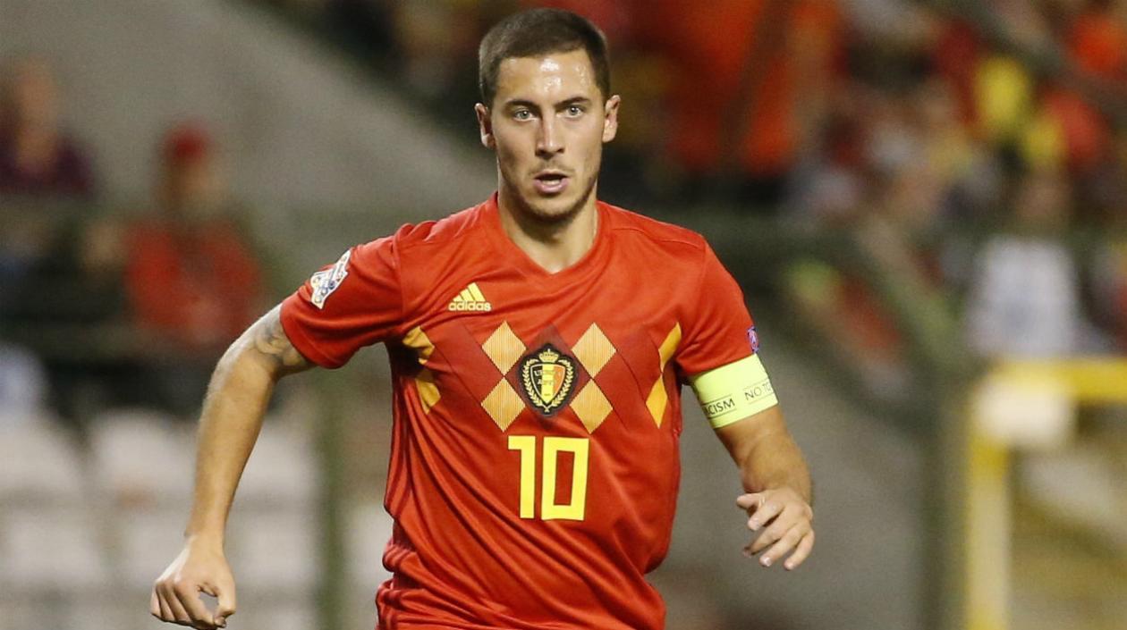 Eden Hazard, volante de Bélgica. 