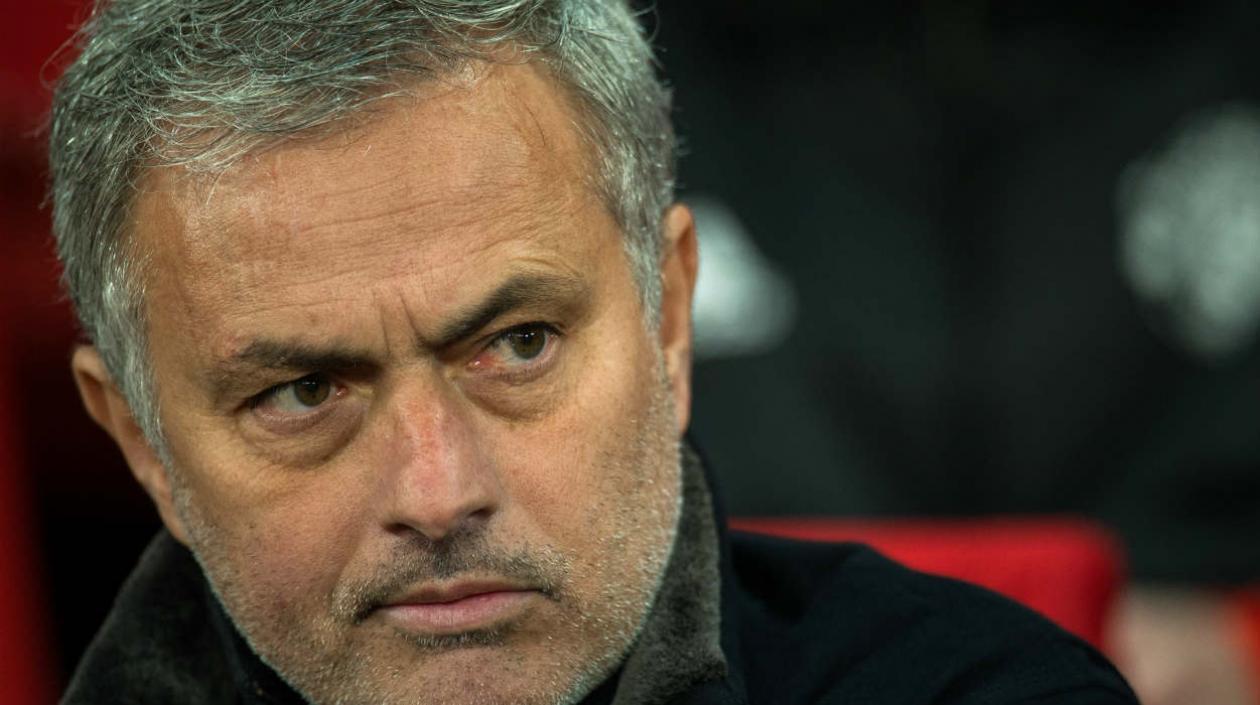 José Mourinho, técnico del Manchester United. 