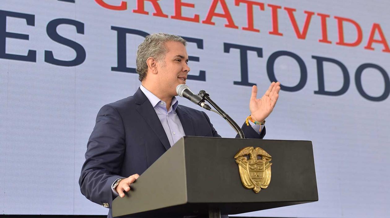 Iván Duque, presidente de Colombia.