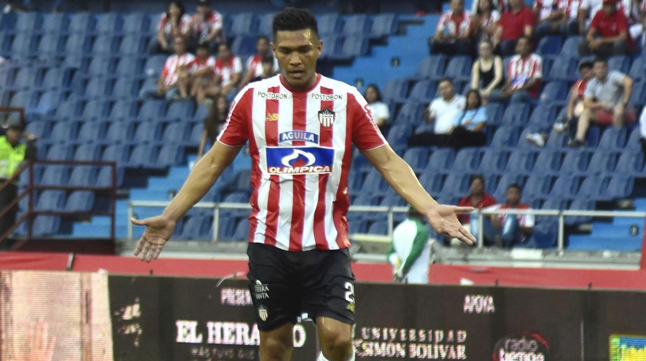Teófilo Gutiérrez, delantero de Junior. 