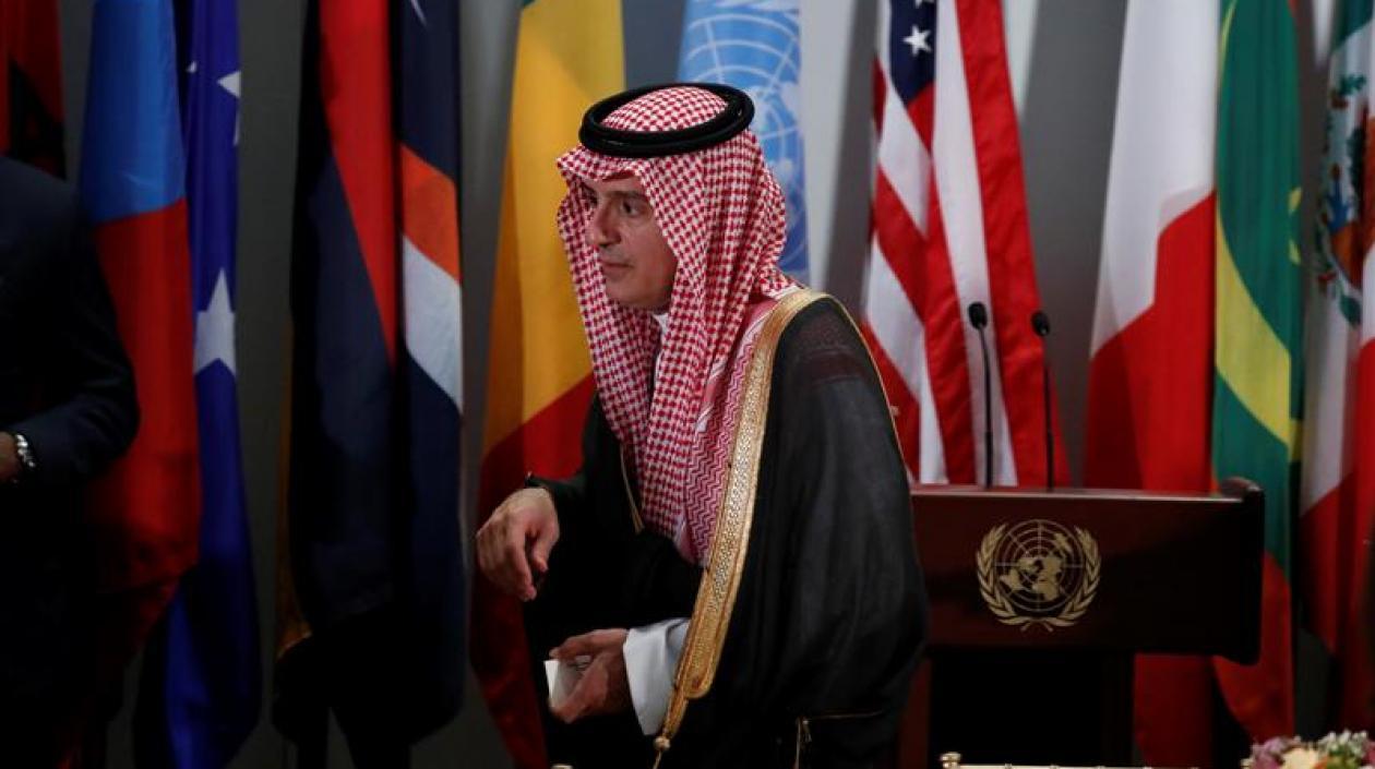 El ministro de Exteriores de Arabia Saudí, Adel Al Jubeir. 