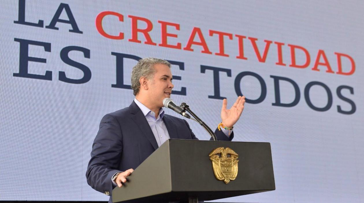 El Presidente de la República, Iván Duque. 