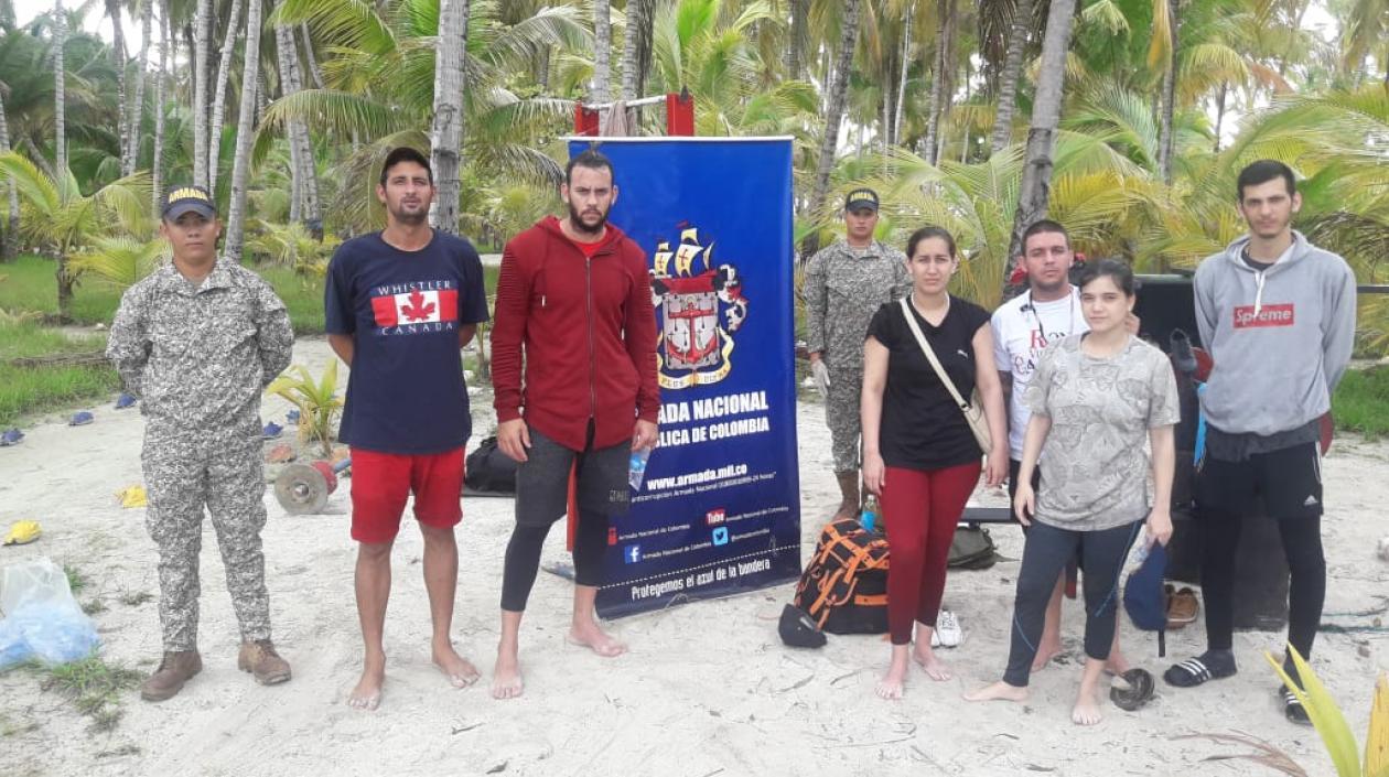 Los seis migrantes que pretendían llegar a Nicaragua en condición irregular